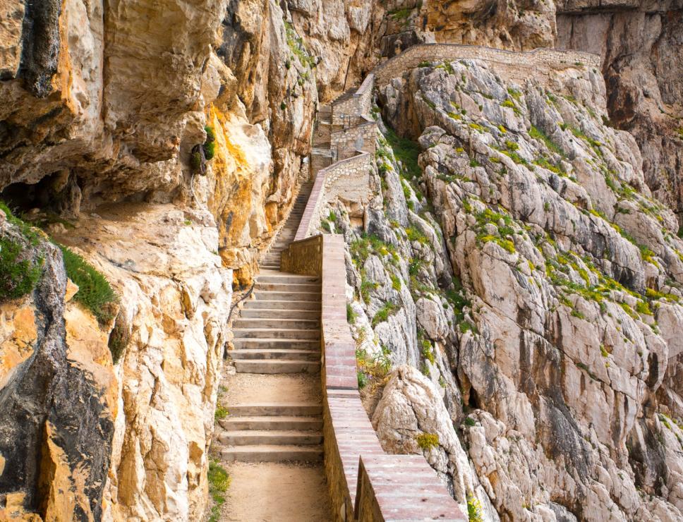 Grotte di Nettuno, scale - Alghero