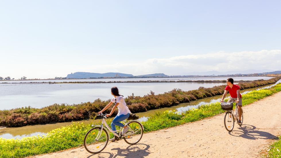 Parco Molentargius in bici