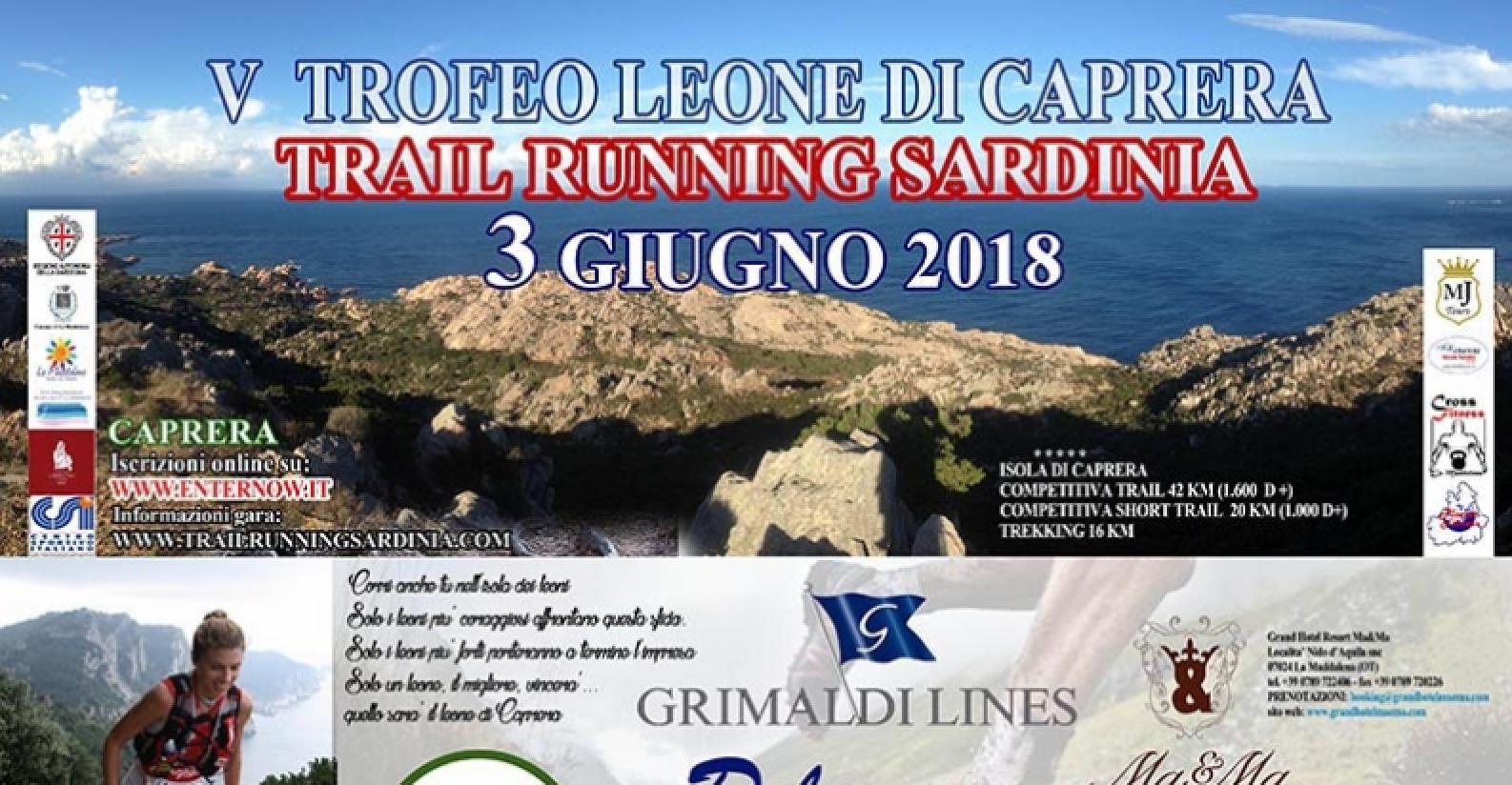 V Trofeo Leone di Caprera Trail Running Sardinia (locand