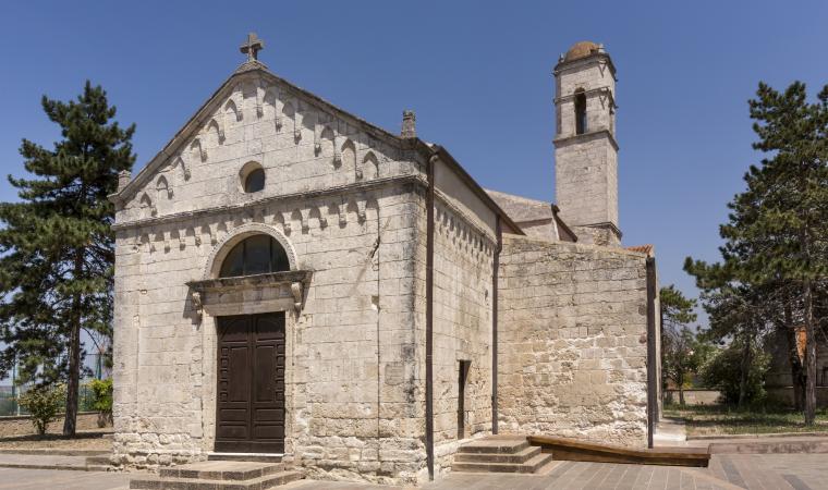 Chiesa Santa Croce, facciata esterna - Usini