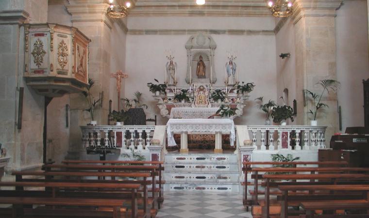 Parrocchiale di san Nicola, altare maggiore - Simala