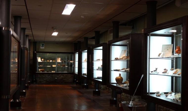 Esposizione interna museo Su Mulinu