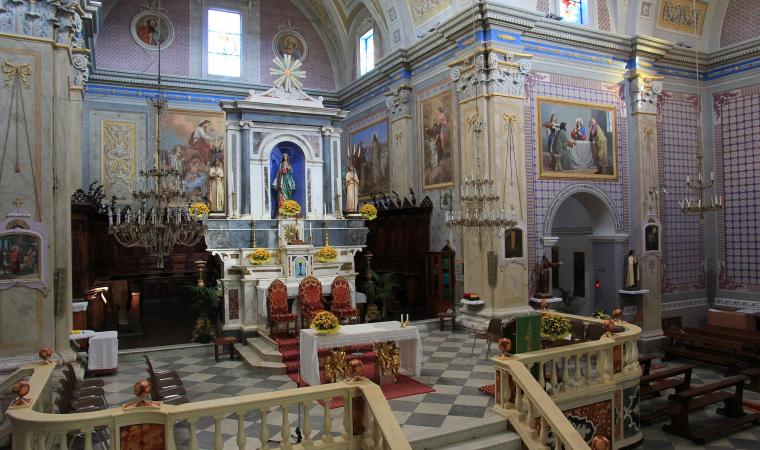 Chiesa di santa Maria Immacolata, interno  - Seneghe