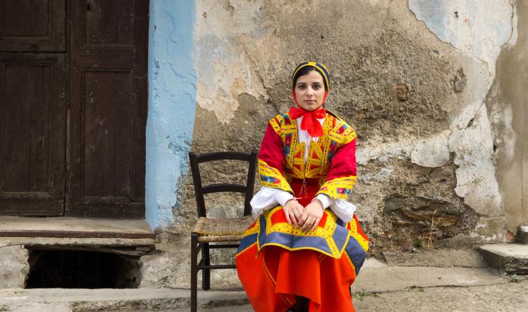 Donna in abito tradizionale - Desulo