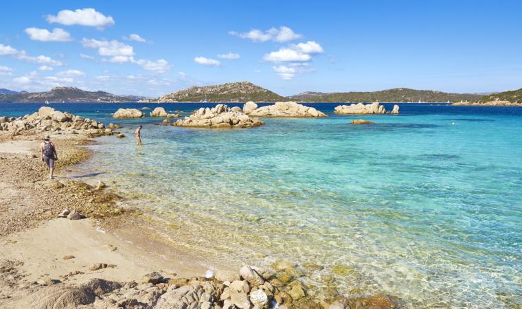 Isola di Caprera, spiaggia - La Maddalena