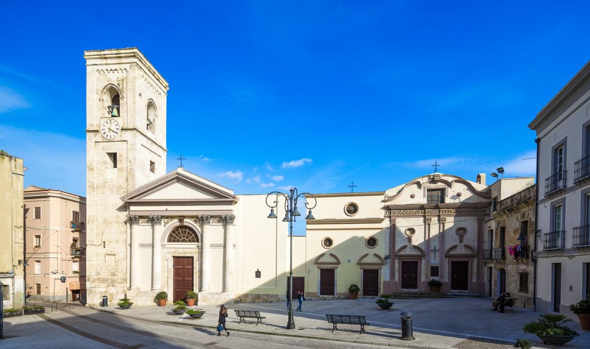 Piazza  e chiesa di san Giacomo - Cagliari