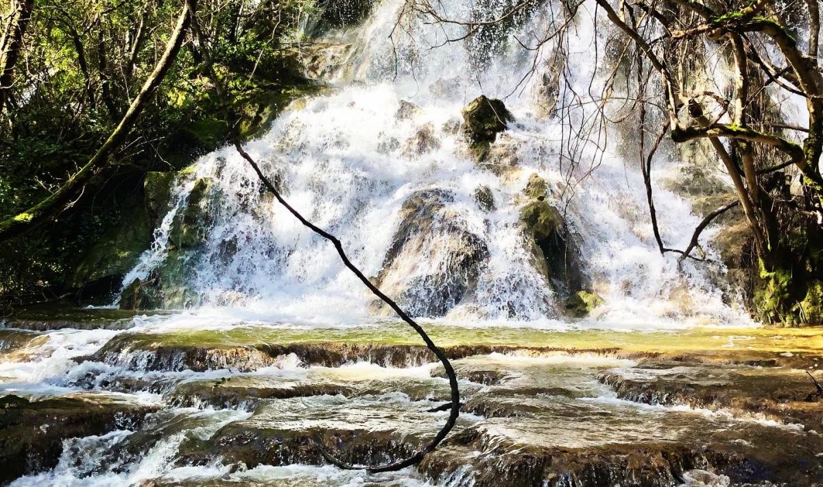Parco Funtana Is Arinus - cascata su Craddaxioleddu - Nurallao