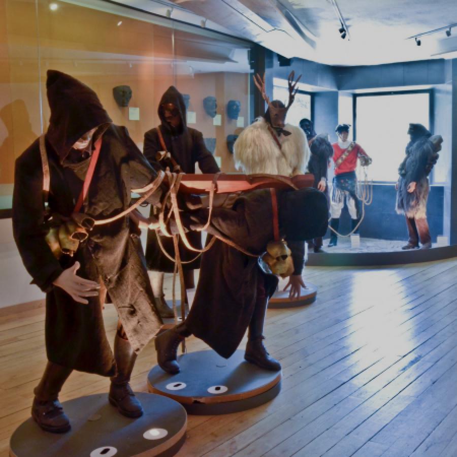Museo maschera sala carnevale barbaricino