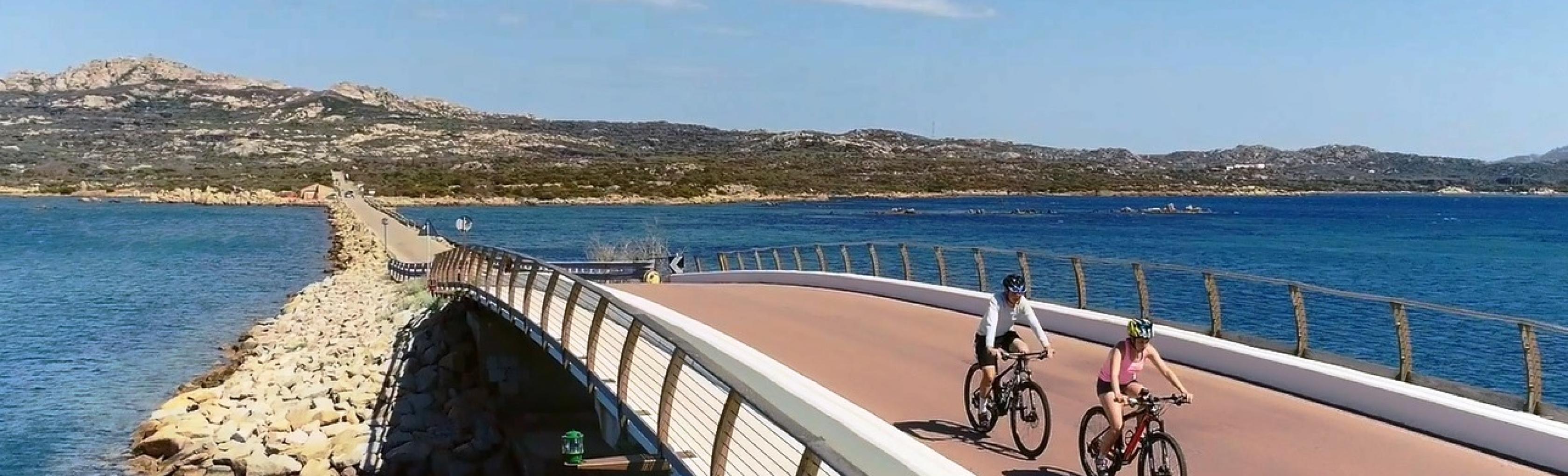 biking- ponte La Maddalena - Caprera